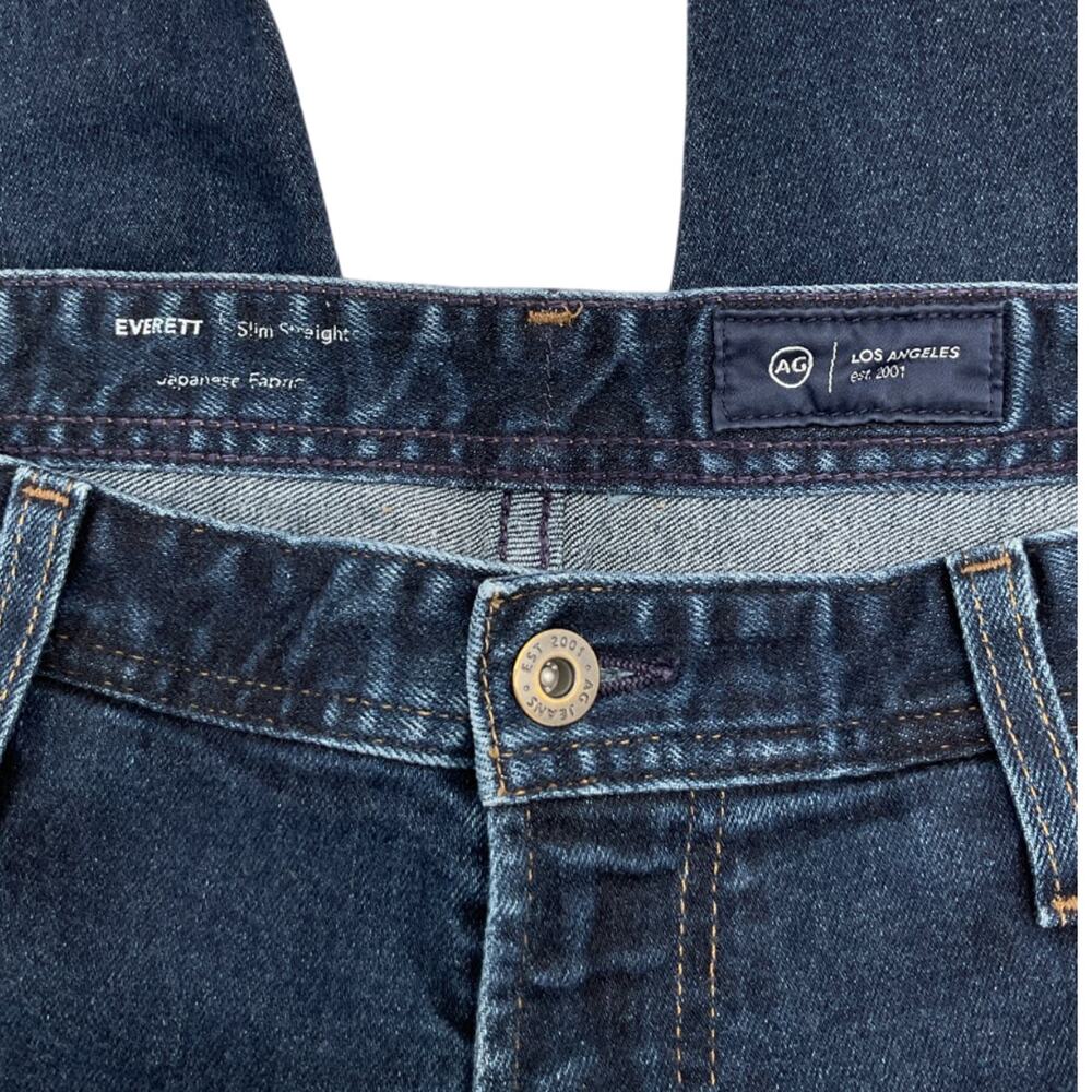 Ag Jeans Classic Monument Five-Pocket Denim Pants Size 36 - Picture 4 of 6